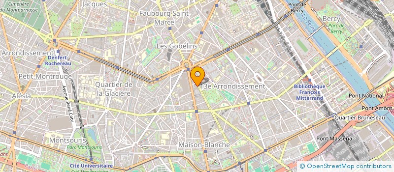 localisation de l'entreprise LES MONITEURS D'ECHAFAUDAGES à PARIS