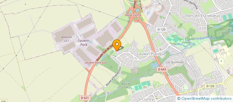 localisation de l'entreprise LES MONSTRES PLANQUES  LAUWIN-PLANQUE