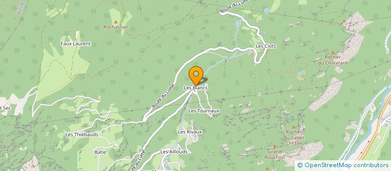 localisation de l'entreprise LES MONTAGNARDS DE SECHILIENNE  SECHILIENNE