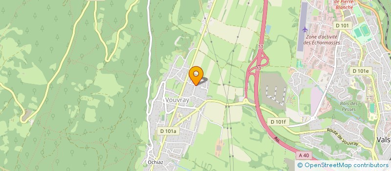 localisation de l'entreprise LES MONTAGNE II VOUVRAY à VALSERHONE