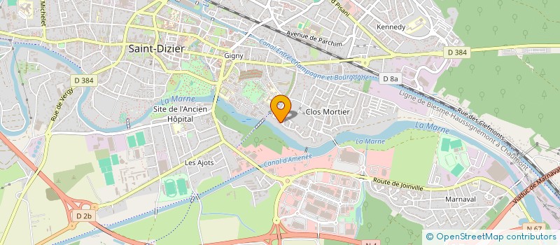 localisation de l'entreprise LES MONTANTS à SAINT-DIZIER