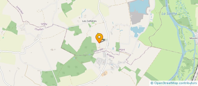 localisation de l'entreprise LES MONTE EN L'AIR  JUVARDEIL