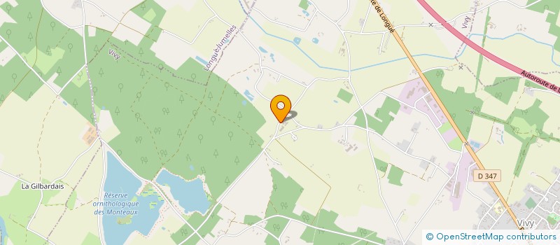 localisation de l'entreprise LES MONTEAUX  VIVY