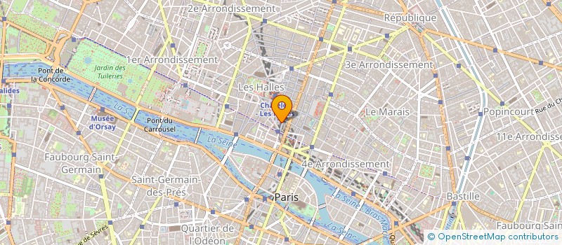 localisation de l'entreprise LES MONTEURS D ASCENSEURS REUNIS à PARIS
