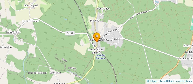 localisation de l'entreprise LES MONTEURS DE L'OUEST  BAUD