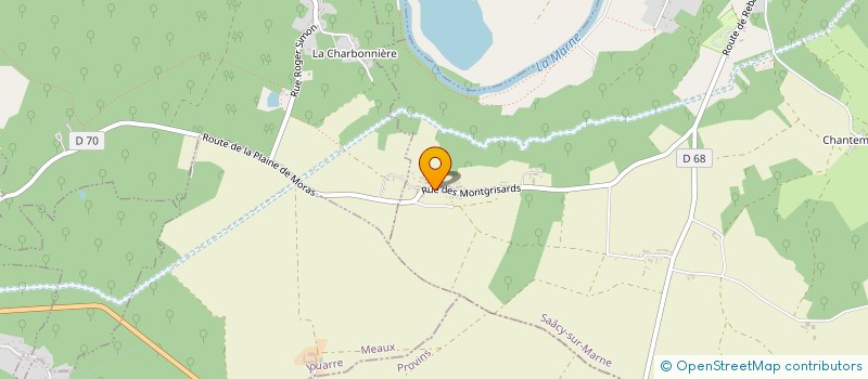 localisation de l'entreprise LES MONTGRISARDS à SAACY-SUR-MARNE