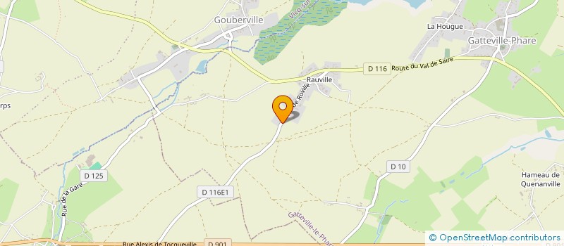 localisation de l'entreprise LES MONTS  GATTEVILLE-LE-PHARE