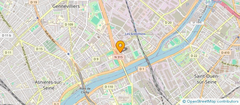 localisation de l'entreprise LES MONTS D'ERINGES  ASNIERES-SUR-SEINE