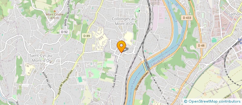 localisation de l'entreprise LES MONTS D'OR  COLLONGES-AU-MONT- D OR