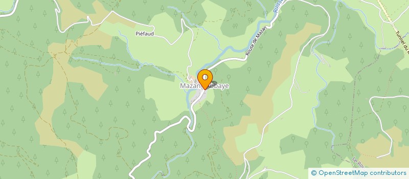 localisation de l'entreprise LES MONTS DE CHAUMIENE  MAZAN-L'ABBAYE