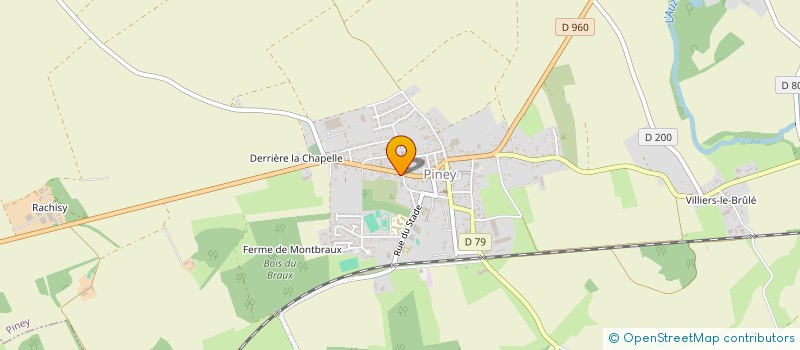 localisation de l'entreprise LES MONTS DE LA PRAIRIE BLEUE à TROYES