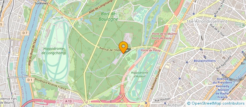 localisation de l'entreprise LES MONTS DE LA ROCHE à PARIS
