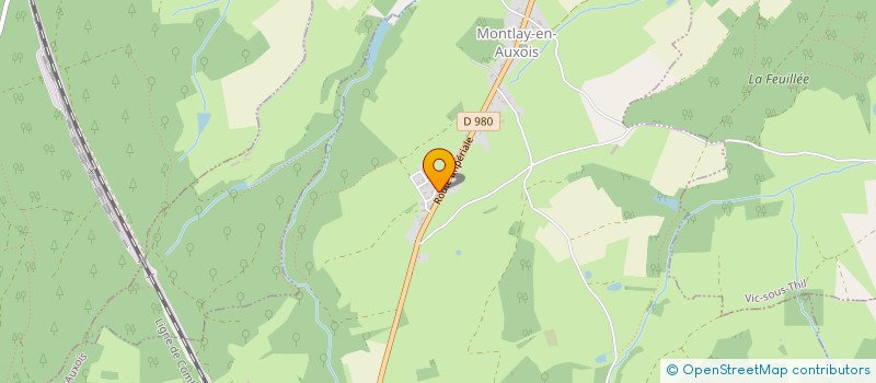 localisation de l'entreprise LES MONTS DU MORVAN  CHAMPEAU-EN-MORVAN