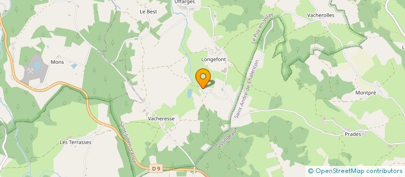 localisation de l'entreprise LES MONTS FOREZ  CHOMELIX