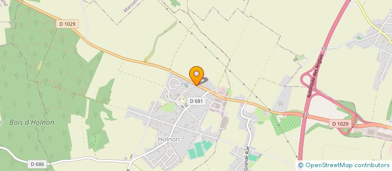 localisation de l'entreprise LES MONTS MESLINS  HOLNON