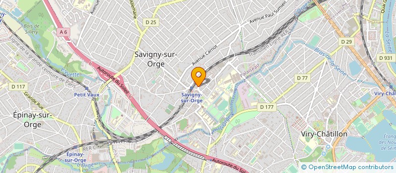 localisation de l'entreprise LES MONUMENTS à SAVIGNY-SUR-ORGE