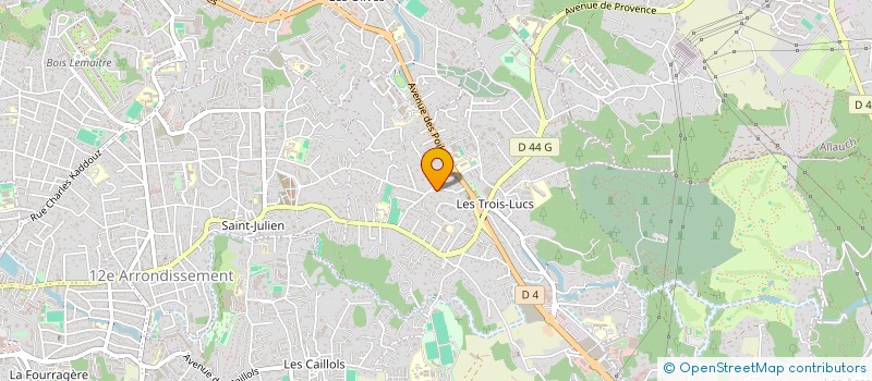 localisation de l'entreprise LES MONZES à MARSEILLE