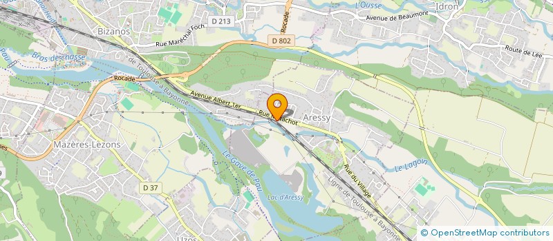 localisation de l'entreprise LES MORANDISES  ARESSY