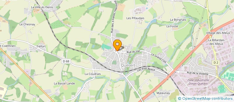 localisation de l'entreprise LES MORDUS DE LA POMME  QUEVERT