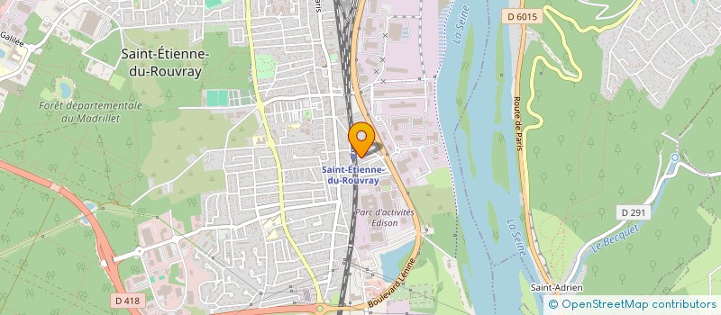 localisation de l'entreprise LES MORDUS DE PECHE  SAINT-ETIENNE-DU-ROUVRAY