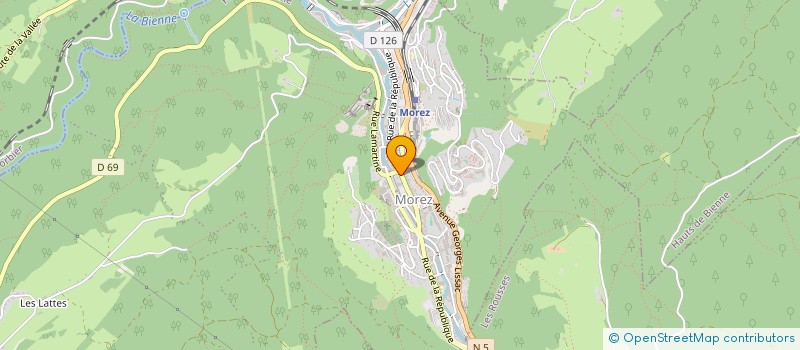 localisation de l'entreprise LES MOREZ'ON  HAUTS DE BIENNE