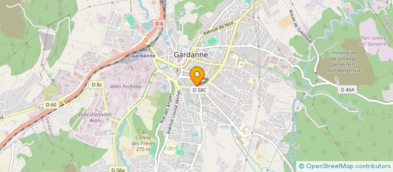 localisation de l'entreprise LES MORILLES à GARDANNE