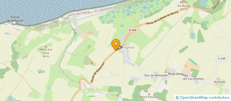 localisation de l'entreprise LES MORINS  TARDINGHEN