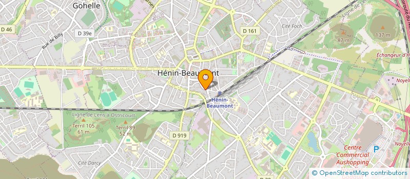 localisation de l'entreprise LES MOSAIQUES à HENIN-BEAUMONT