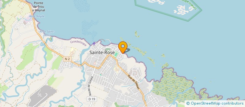 localisation de l'entreprise LES MOTARDS DU NORD à SAINTE-ROSE