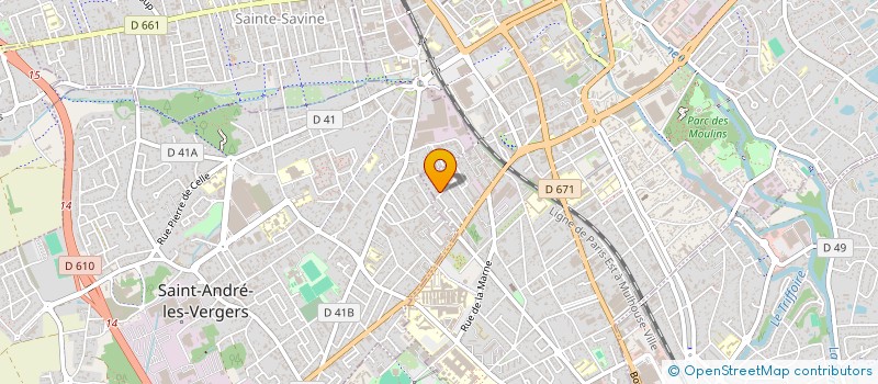 localisation de l'entreprise LES MOTOCURIENS  TROYES