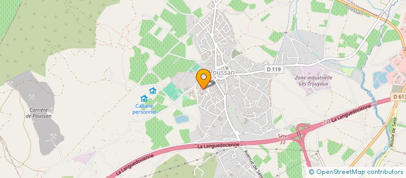 localisation de l'entreprise LES MOTOS DE L'ESPOIR 34  VILLEVEYRAC