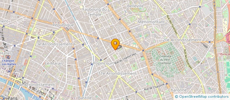 localisation de l'entreprise LES MOTS A LA BOUCHE  PARIS