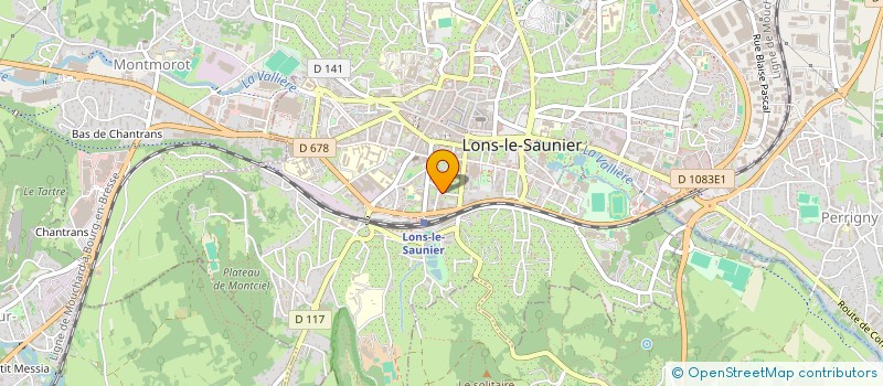 localisation de l'entreprise LES MOTS BLEUS DE MATHEO à LONS-LE-SAUNIER