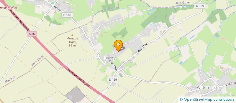 localisation de l'entreprise LES MOTS CONTES EN HDF  BLESSY