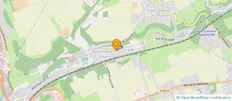 localisation de l'entreprise LES MOTS DANS SES YEUX  GONFREVILLE-L'ORCHER