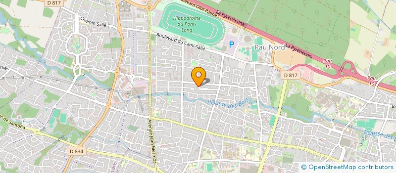 localisation de l'entreprise LES MOTS DE TETE à PAU