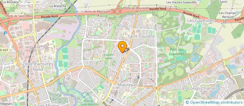 localisation de l'entreprise LES MOTS DE TROP  RENNES