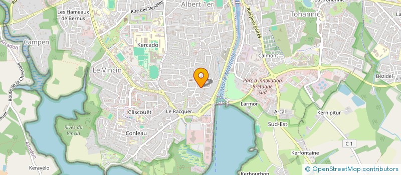 localisation de l'entreprise LES MOTS DES FAMILLES à VANNES