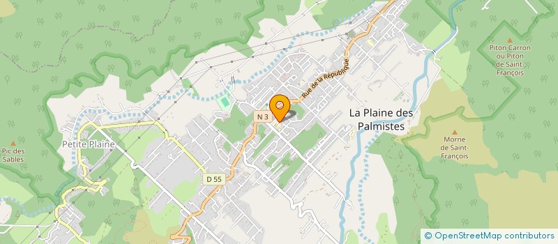 localisation de l'entreprise LES MOTS DES HAUTS à LA PLAINE-DES-PALMISTES