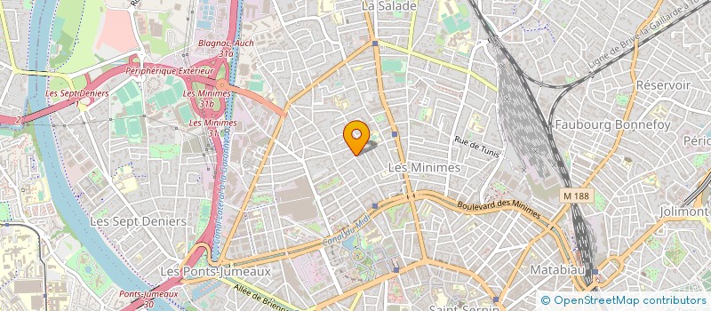 localisation de l'entreprise LES MOTS DU CORPS à TOULOUSE