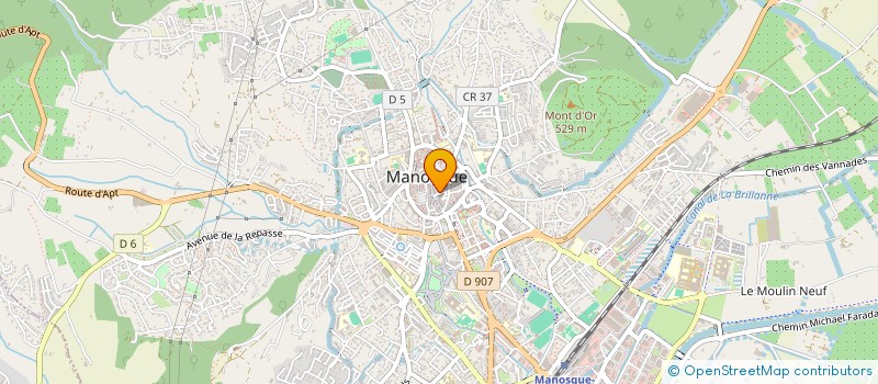 localisation de l'entreprise LES MOTS DU MONDE à MANOSQUE