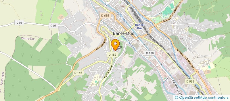 localisation de l'entreprise LES MOTS DU VENT à BAR-LE-DUC