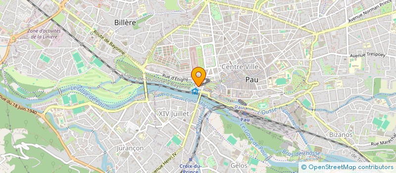 localisation de l'entreprise LES MOTS EN ECHO à PAU