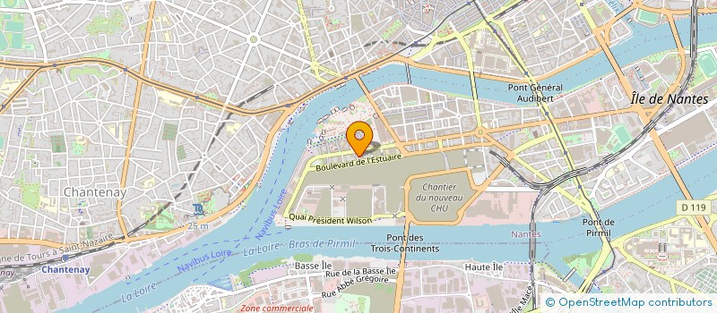 localisation de l'entreprise LES MOTS LIBRES à NANTES