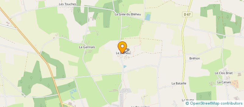 localisation de l'entreprise LES MOTS PAPILLONS  BAINS-SUR-OUST