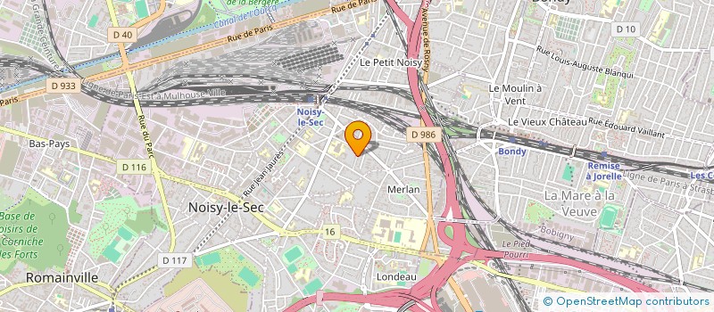 localisation de l'entreprise LES MOTS QUI MANQUENT à NOISY-LE-SEC