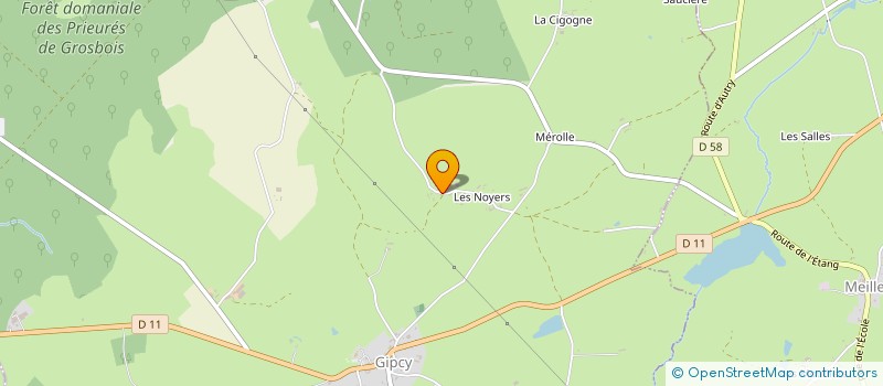 localisation de l'entreprise LES MOTS QUI PORTENT  GIPCY