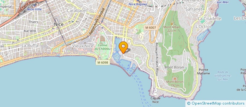 localisation de l'entreprise LES MOTS REVES à NICE