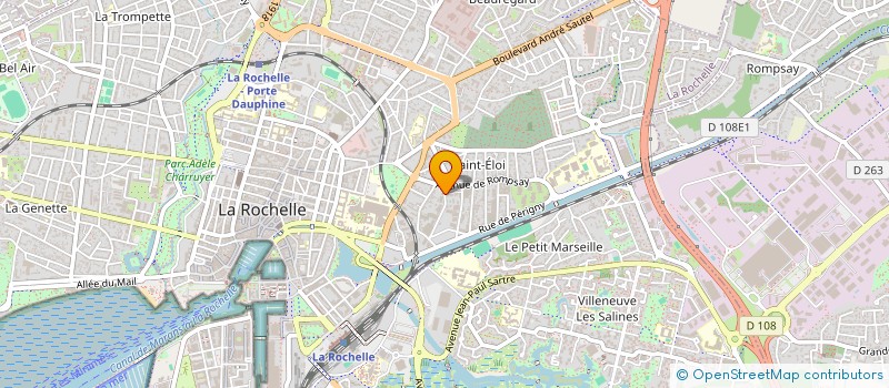 localisation de l'entreprise LES MOTS SUR L'EAU  LA ROCHELLE