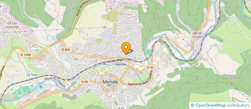 localisation de l'entreprise LES MOTSDITS à MENDE